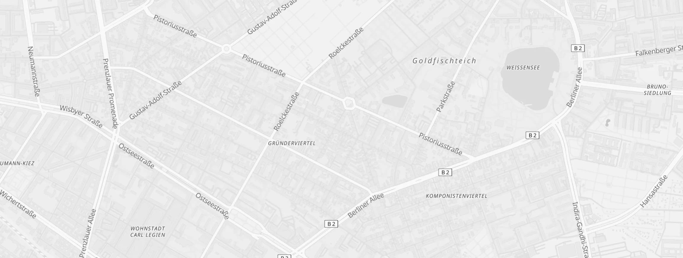 Karte mit der Lage von Sportakademie Pankow