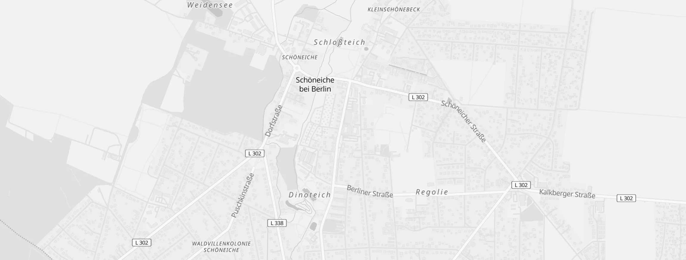 Karte mit der Lage von DMA Schöneiche